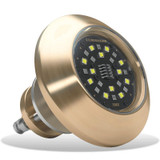 Lumishore ORA THX204 Thru-Hull Underwater LED Light, White Light, 10.5-31V DC, IP68, 6100 Fixture Lumens, 110° Beam