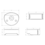 Lumitec Composite Surface-Mount Starboard Green Nav Light, 10-30V, 2NM - Apollo Lighting