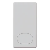 Vimar Plana 1M Interchangeable Button, Single Rocker, IP40, Lightable, Halogen-Free Thermoplastic