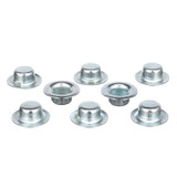 Attwood Marine Pal Nuts, For 5/8 in Roller Shafts, Zinc-Plated, Set of 8