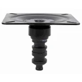 Attwood Marine Snap-Lock Seat Mount, For 1.77 in Posts, 3 Degree Tilt, E-Coated Steel