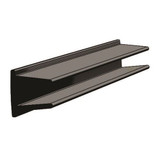 TACO Marine Sandwich Style Rigid Vinyl Rub Rail Insert, For V11-3161, 3/4 in x 5/8 in, Black, 12 ft