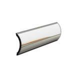 TACO Marine Flex Chrome Rub Rail Insert, 1 in x 1/4 in, 70 ft