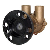 Jabsco 50410 Series Self-Priming Engine Cooling Pump, Bronze Body, Neoprene Impeller, SS316 Shaft, 1-1/4 in Hose Barb Ports