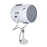 Perko 0883 Series Deck Control Solar-Ray Searchlight, Medium Pedestal, 8 in Base Diameter