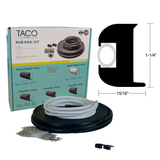 TACO Marine Flexible Vinyl Rub Rail Kit, 1-1/4 in x 15/16 in