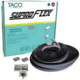 TACO Marine SuproFlex Semi-Rigid Vinyl Rub Rail Kit, 1-5/8 in x 7/8 in x 60 ft, Vinyl Overlay Insert