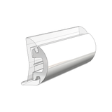 TACO Marine Flexible Vinyl Rub Rail Insert, 1-3/16 in x 1/2 in