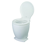 Jabsco 58500-Series Lite Flush Electric Toilet, Raw Water, Macerating Pump, 1.2 L/Flush