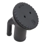 Perko 0542 Vented Deck Fill, 1-1/2 in Hose, 5/8 in Vent Hose, Angled Neck