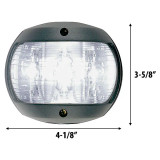 Perko LED White Masthead Navigation Light, Black Polymer Housing, 3 nm, 225° Arc - Apollo Lighting