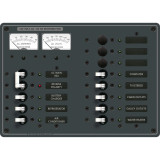 Blue Sea Systems Traditional Metal AC Main Circuit Breaker Panel, 120V AC, White Toggle, Metered - Apollo Lighting