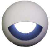 Plash Gravity Surface Mounted LED Deck Light, 6000K Cool White Light, White Housing, 105 Lumens, 1.2W, IP67 - Apollo Lighting