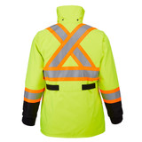 Mustang Classic Flotation Coat - Fluorescent Yellow/Green/Black - Large MC1506T3-239-L-206