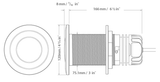 Aqualuma - 18 Series Gen 4 Underwater Light - Gen 4 LED Technology, 12/14V