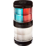 Hella Marine Tri-Color/Anchor Navigation Light, 2NM, 12V, Incandescent, Black Housing, IP55 - Apollo Lighting