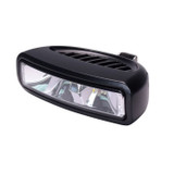 Lumitec Caprera3 Bracket Mount LED Flood Light, Spectrum Halo RGBW, Black Housing, 10-30V, 1,200+ lm, IP67 - Apollo Lighting