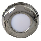 Lumitec Aurora Surface Mount LED Dome Light, 10-30V, IP67, Dimmable, 4in Diameter, 0.73in Depth, Ignition Protected