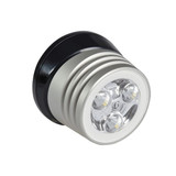 Lumitec - Zephyr LED Spreader/Deck Light - Brushed Base - White Non-Dimming - Apollo Lighting