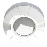 Lumitec Aurora LED Flush Mount Dome Light, White/Blue Output, IP67, Dimming, Bezel Switch