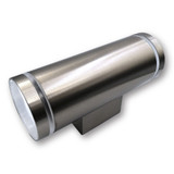 Mega LED - Amalfi Outdoor Wall Light - For 2 x MR16 or 2 x GU10 LED Bulbs, Stainless Steel Housing - Apollo Lighting Mega LED - Amalfi Outdoor Wall Light - For 2 x MR16 or 2 x GU10 LED Bulbs, Stainless Steel Housing - Apollo Lighting