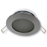 Mega LED - Kasos G4 Bulb Downlight - Stainless Steel 316 Bezel, Frosted Glass, Polished Inox Finish (KASOS)