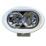 Mega LED - LED Waterproof Spread Light - 20W, 1800 Lumens, Beam Angle 25°, 2 x 10W 4500K (30095-DC)