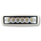 Mega LED - LED Spread Light - 18W, 1320 Lumens, 6 x 3W LED, With Inox Bracket And Screws (30062-DC)