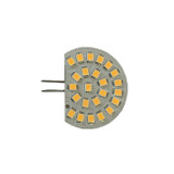 Mega LED - LED Replacement Bulb - G4 Type, 2.2 Watt, 220 Lumens, 10-30V DC & 12V AC, Warm White (30619-W)