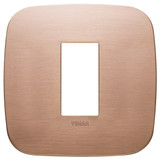 Vimar Arké Round Cover Plate, 1 Module, Metal
