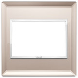Vimar - Eikon EVO 21648 Cover Plate - 3 Module, Glass - Apollo Lighting