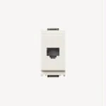 Vimar Idea Netsafe RJ45 Phone Jack, 8/8, Screw Terminals