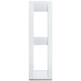 Vimar Idea Classica Cover Plate, 2-Module, Panel Mount, Technopolymer, IP00