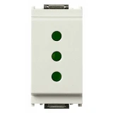 Vimar Idea SICURY Socket Outlet, Italian Standard P11, 2P+E, 10A 250V, IP20