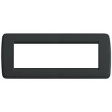 Vimar Idea Rondò 6-Module Cover Plate, Clamp Mounting