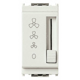 Vimar Idea Slide Switch, 1P, 6(2)A, 250V, 4 Positions, IP40