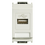 Vimar Idea USB Socket Connector, 1 Module, IP20, Screw Terminals