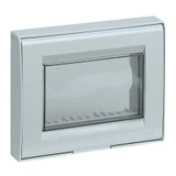 Vimar Idea/8000 IP55 Cover, 3-Module, 3 Adaptors Included