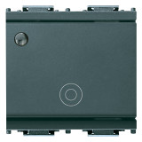 Vimar Idea Push Button, For Signalling Unit, 1P NO, 10A 250V, Luminous, General Symbol