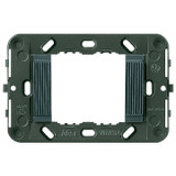 Vimar Idea 2-Module Mounting Frame, For 3-Module Boxes, 60 mm Fixing Centres, Without Screws - Apollo Lighting
