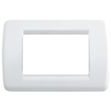 Vimar Idea Rondò Cover Plate, 3-Module, Clamp Mounting