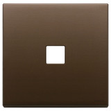 Vimar - Eikon EXÉ 22682.1 Cover Plate - Plate 2Mx1, Metal - Apollo Lighting