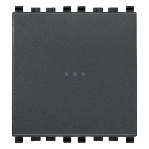 Vimar - Eikon 20101 Axial 1-Way Rocker Button - 1P 16 AX 250 V, Lightable, Replaceable Button - Apollo Lighting