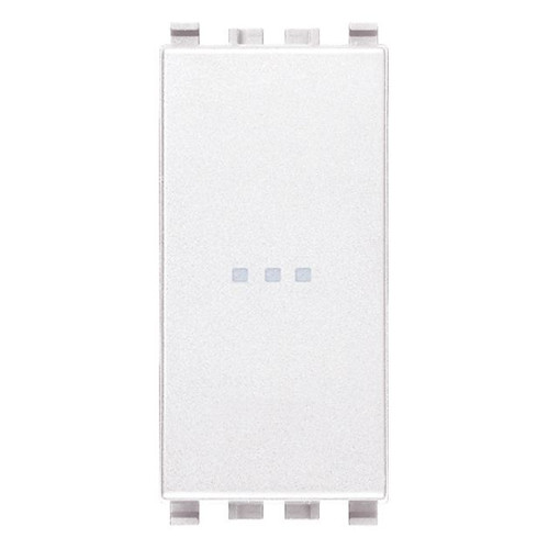Vimar Eikon Axial 1-Way Switch, 1P 16AX, 250V, IP40, Lightable
