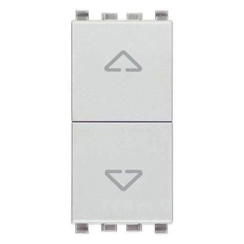 Vimar Eikon 2-Way Switch, 2P 10AX, 250V, 6 Terminals, Central OFF