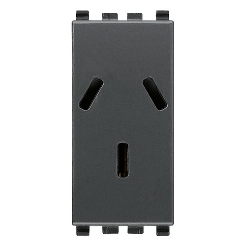 Vimar Eikon Argentinian SICURY Socket Outlet, 2P+E, 10A, 250V, Flush Mount