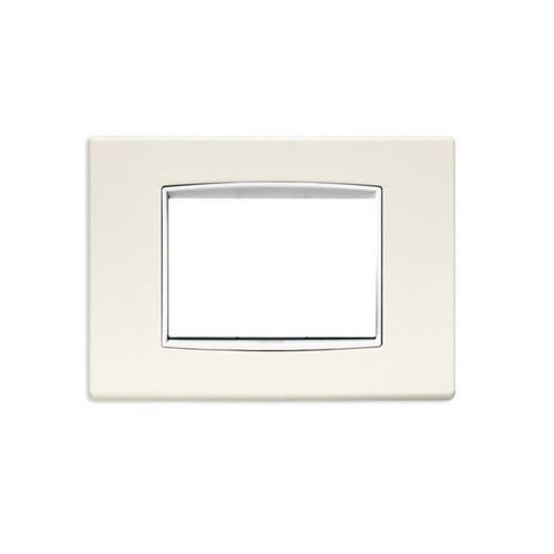 Vimar - Eikon 20654 Classic Cover Plate - 4 Module, Refined Metal - Apollo Lighting