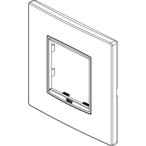 Vimar - Eikon 20647 Classic Cover Plate - 2 Module, Metal - Apollo Lighting