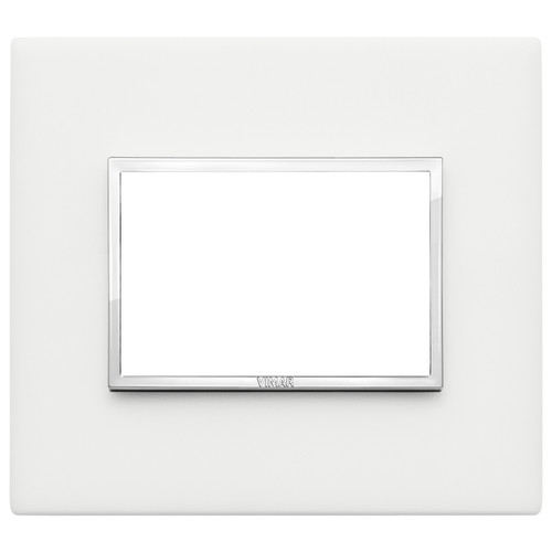 Vimar Eikon EVO 21653 Cover Plate, 3-Module, Clamp Fixing, For Support 21613