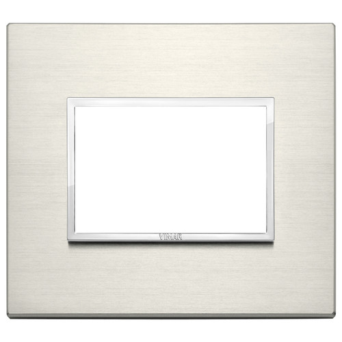 Vimar Eikon EVO 21653 Cover Plate, 3-Module, Clamp Fixing, For Support 21613